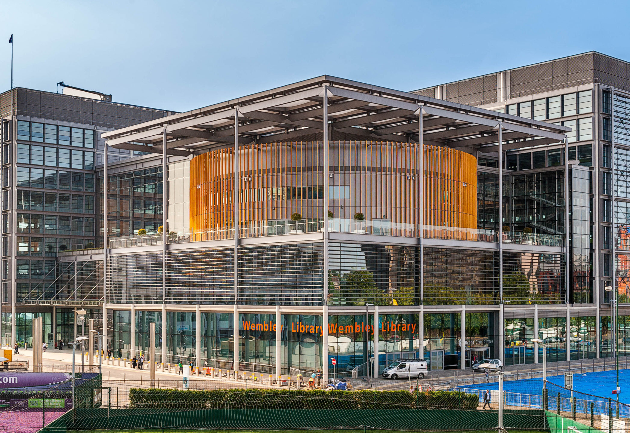 Brent Civic Centre in Wembley Park. Wembley Park is a residential, sports and entertainment district adjacent to Wembley Stadium and The SSE Arena.