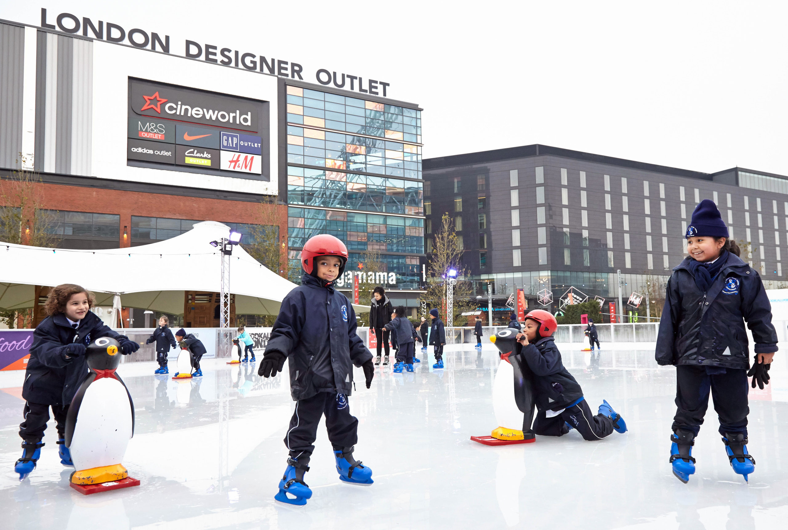 Wembley Events - Ice skating in Wembley Park. Wembley Park is a residential, sports and entertainment district adjacent to Wembley Stadium and The SSE Arena